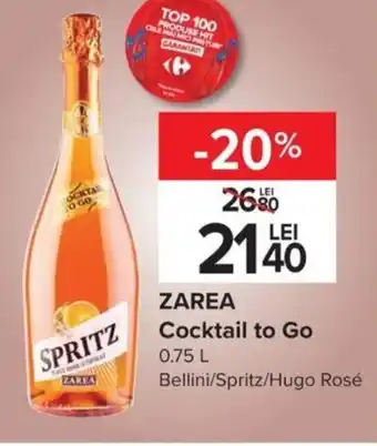 Carrefour Zarea cocktail to go 0.75l Ofertă