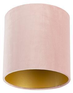 Favi Abajur velur roz 20/20/20 cu interior auriu Ofertă