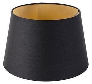 Favi Abajur din bumbac negru 32/25/18 cu interior auriu Ofertă