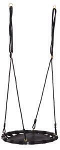 Favi Homcom, leagan tip cuib, φ 60 cm, negru | aosom ro Ofertă