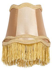 Capac clema de stofa auriu 12 cm - granny
