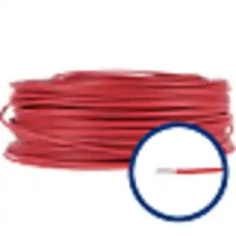 MatHaus Conductor electric unifilar fy h07v-u, izolatie pvc, 2.5 mmp,50 m, rosu Ofertă