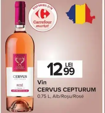 Carrefour Cervus cepturum vin 0.75l Ofertă