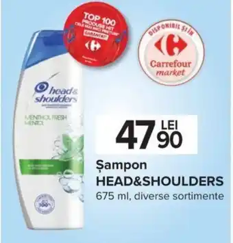 Carrefour Head&Shoulders șampon 675ml Ofertă