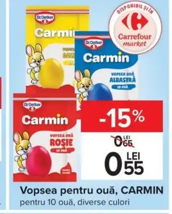 Dr. Oetker carmin vopsea pentru ouă 10 ouă