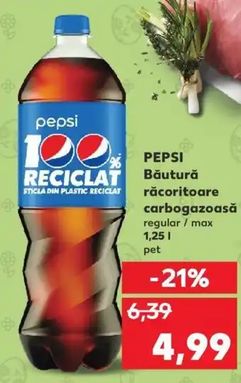 Kaufland Pepsi băutură răcoritoare carbogazoasă 1.25l Ofertă