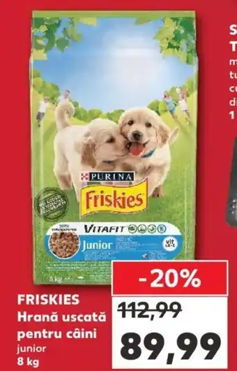 Kaufland Purina friskies hrană uscată pentru câini 8 kg Ofertă