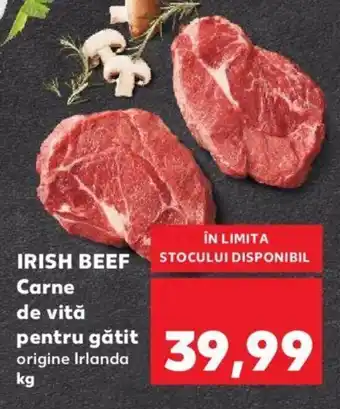 Kaufland Irish beef carne de vită pentru gătit kg Ofertă