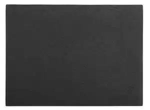 Favi Suport farfurie din imitație de piele ziczac troja rectangle, 33 x 45 cm, negru Ofertă