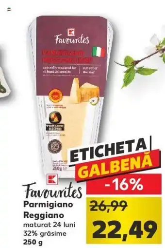 Kaufland Kaufland favourites Parmigiano Reggiano 250g Ofertă