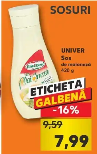 Kaufland Univer Sos de maioneză 420g Ofertă