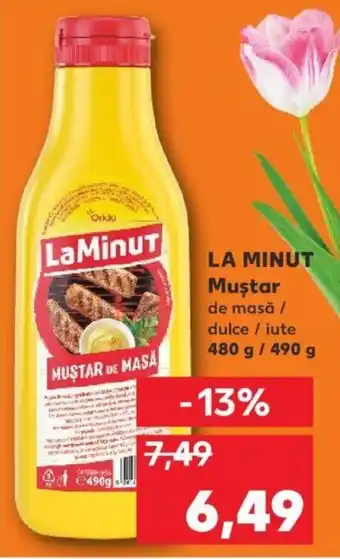 Kaufland La Minut Muștar 480g/490g Ofertă