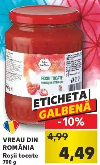 Vreau din românia Roșii tocate 700g