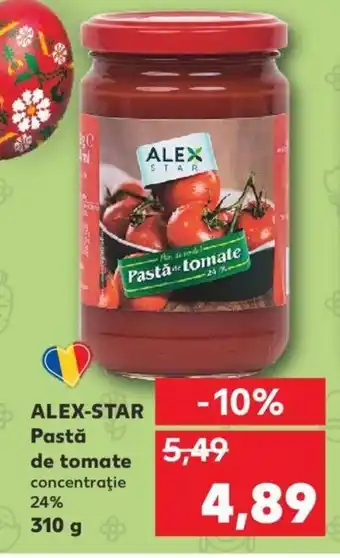 Kaufland Alex-star Pastă de tomate 310g Ofertă