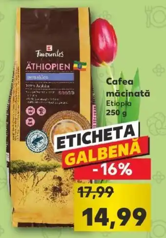 Kaufland Kaufland favourites cafea măcinață 250g Ofertă
