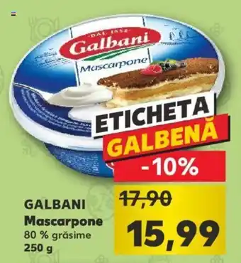 Kaufland Galbani mascarpone 250g Ofertă