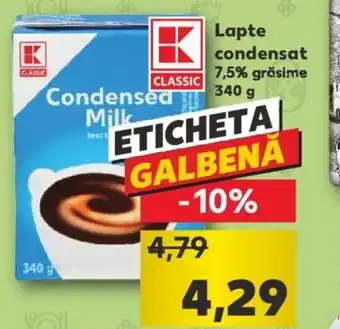 Kaufland Kaufland classic lapte condensat 340g Ofertă