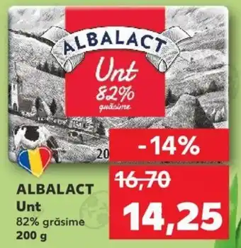 Kaufland Albalact unt 200g Ofertă