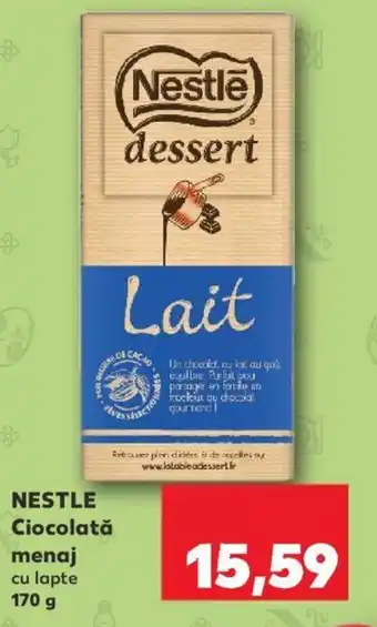 Nestle ciocolată menaj 170g
