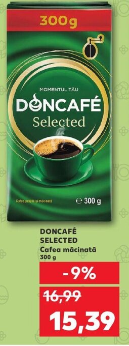 Kaufland Doncafé selected cafea măcinată 300g Ofertă