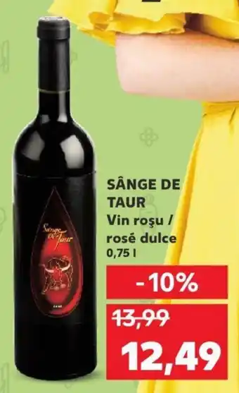 Sânge de taur vin roșu / rosé dulce 0.75l