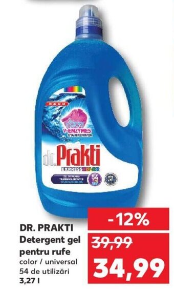 Kaufland Dr. prakti Detergent gel pentru rufe 3,27l Ofertă