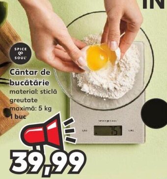 Kaufland Spice&soul Cântar de bucătărie 1 buc Ofertă
