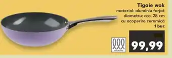 Kaufland Tigaie wok 1 buc Ofertă