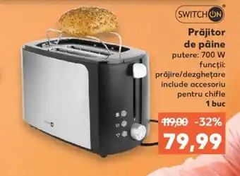 Switch on Prăjitor de pâine 1 buc