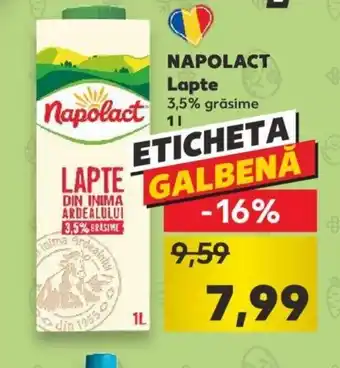 Kaufland Napolact Lapte 1l Ofertă
