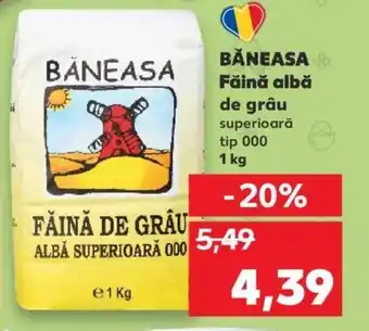 Kaufland Băneasa Făină albă de grâu 1 kg Ofertă