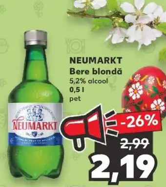 Kaufland Neumarkt Bere blondă 0,5l Ofertă
