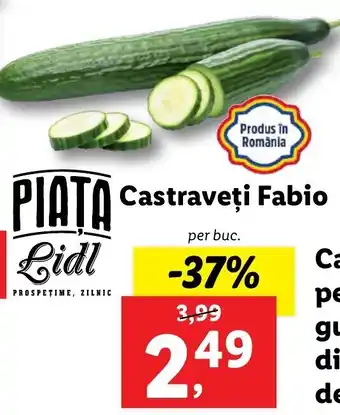 Piața lidl Castraveți Fabio per buc.
