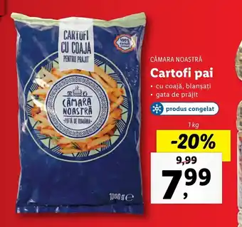 Lidl Cămara noastră Cartofi pai 1kg Ofertă