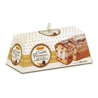 Auchan Cozonac cu crema de lapte si bucati de ciocolata boromir, 500g Ofertă