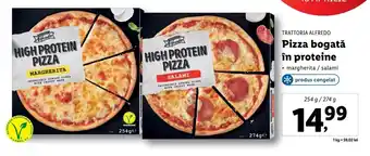 Lidl Trattoria alfredo Pizza bogată în proteine 254g / 274g Ofertă