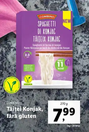 Lidl Combino Tăiței konjak, fără gluten 270g Ofertă