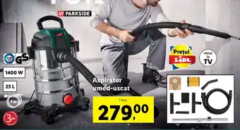 Lidl Parkside Aspirator umed-uscat 1 buc Ofertă