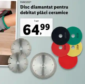 Lidl Parkside Disc diamantat pentru debitat plăci ceramice 1 set Ofertă