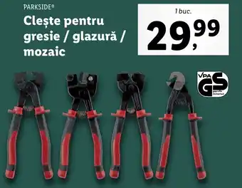 Lidl Parkside Clește pentru gresie / glazură / mozaic 1 buc Ofertă