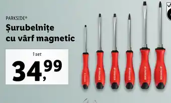 Lidl Parkside Șurubelnițe cu vârf magnetic 1 set Ofertă