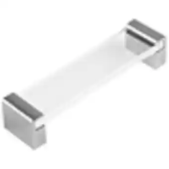 MatHaus Maner plastic transparent 8170, terminatii crom, 128 mm Ofertă