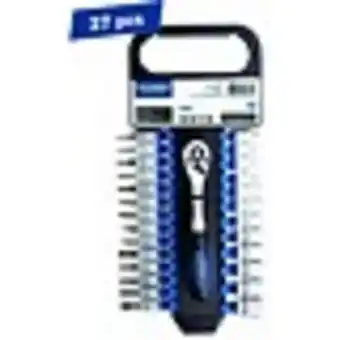 Set chei clichet cu tubulare si biti 1/4 hyundai hy-59634, 27 piese