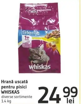 Supeco Whiskas Hrană uscată pentru pisici 1,4kg Ofertă