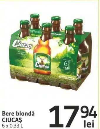 Supeco CIUCAŞ Bere blondă 6 x 0.33L Ofertă