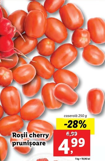 Lidl Roșii cherry prunișoare Ofertă