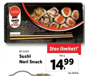 Lidl My sushi Sushi nori snack 180g Ofertă