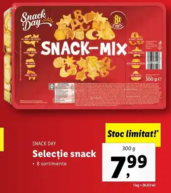Lidl Snack day Selecție snack 300g Ofertă