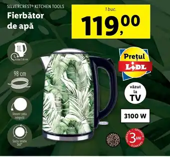 Lidl Silvercrest kitchen tools Fierbător de apă 1 buc Ofertă