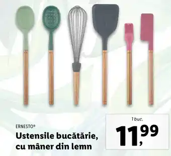Ernesto Ustensile bucătărie, cu mâner din lemn 1 buc